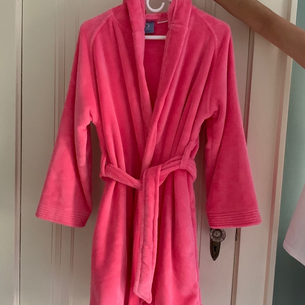 Women’s Pink Fluffy Bathrobe